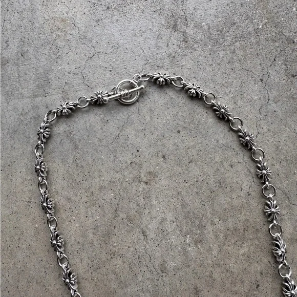 Chrome Hearts Silver Cross Pendant Necklace - Picture 3 of 3